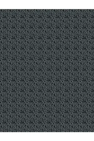 Dutch Wallcoverings Promo Delux Vliesbehang Bloem Zwart/Zilver 7339-7 Voordeelprijs